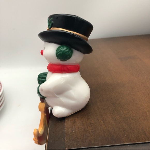 Snowman self sitter or stocking holder - Picture 2 of 4